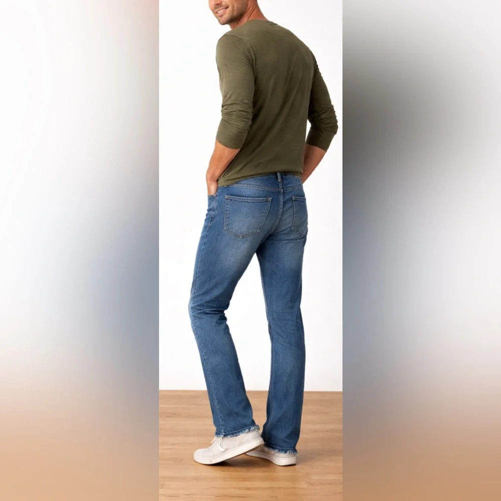 ✨Goodfellow Slim Straight Stretch Denim Jeans‎ Mens 36x30 Blue NWOT✨